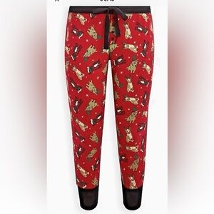 Torrid Red Animal Print Joggers